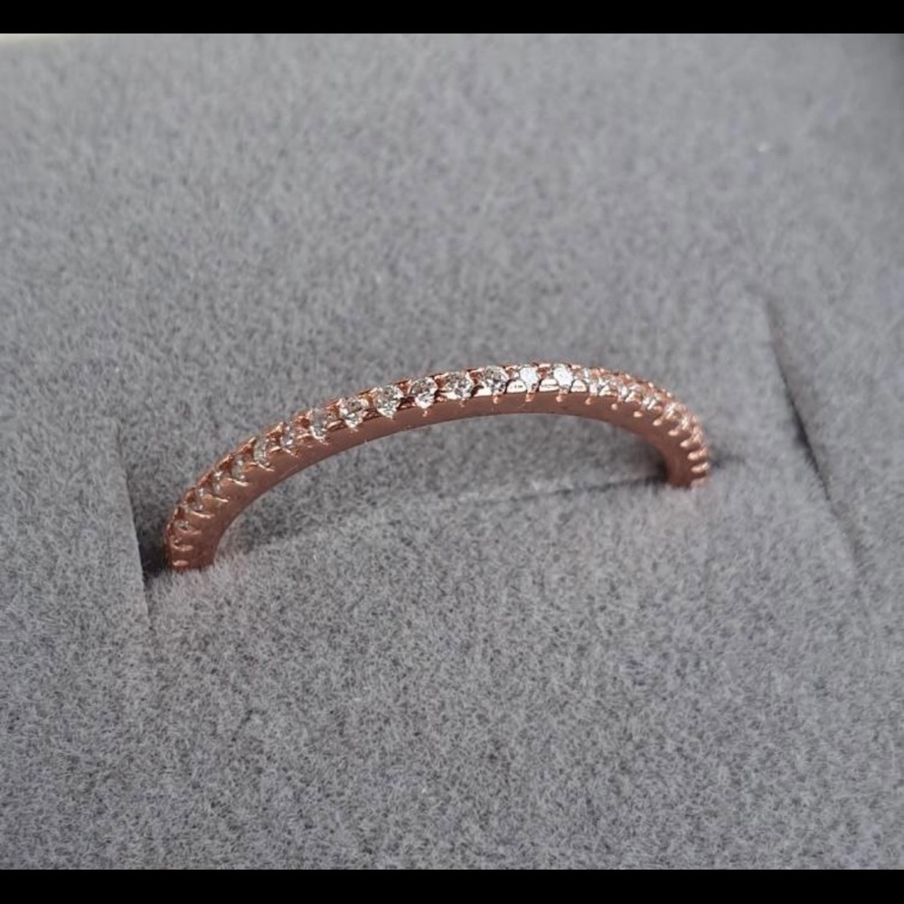Rose Gold Eternity Band